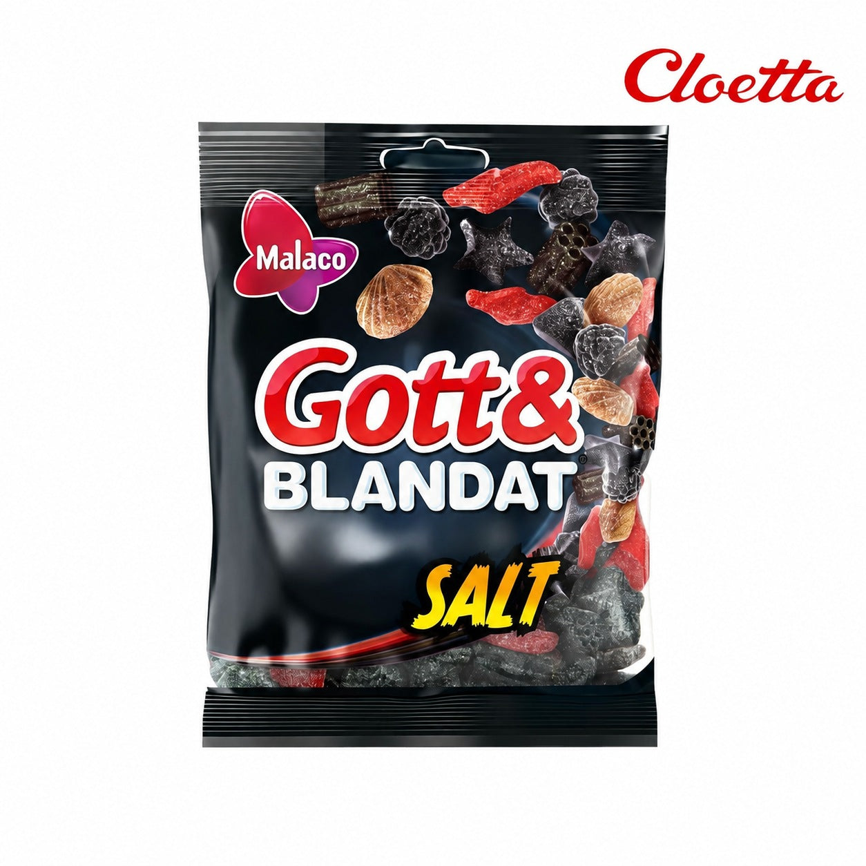 Cloetta マラコ ゴット＆ブランダット ソルト グミ 2袋×150gセット