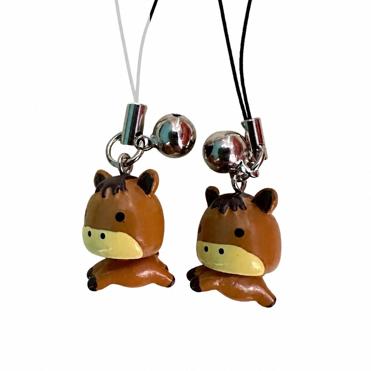 ゆらゆら干支 うまキーホルダー 2個×2.5cm セット
