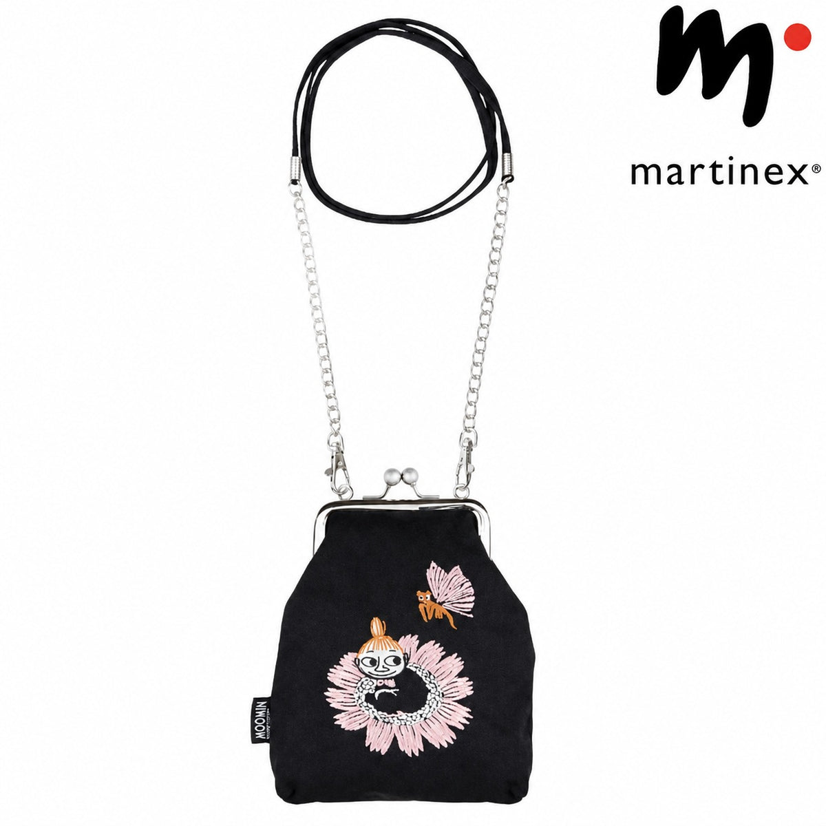 Martinex リトルミィとバタフライ がま口ポーチ 18cm