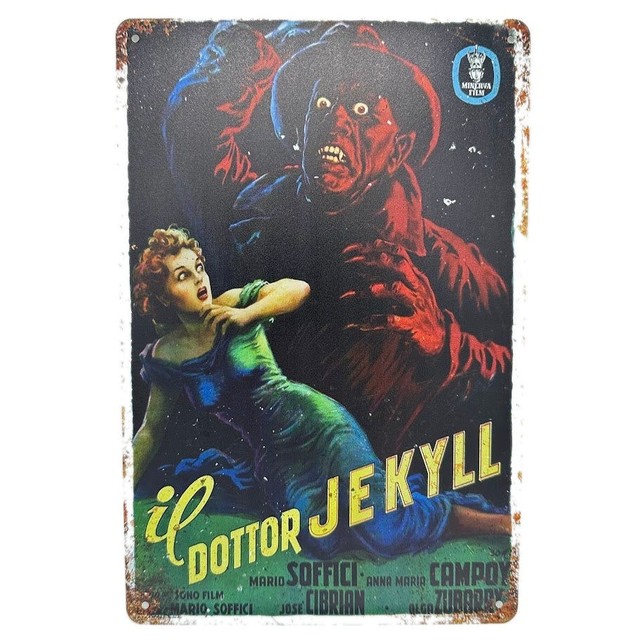 レトロ ブリキ 看板 ドクター・ジキル Il Dottor Jekyll