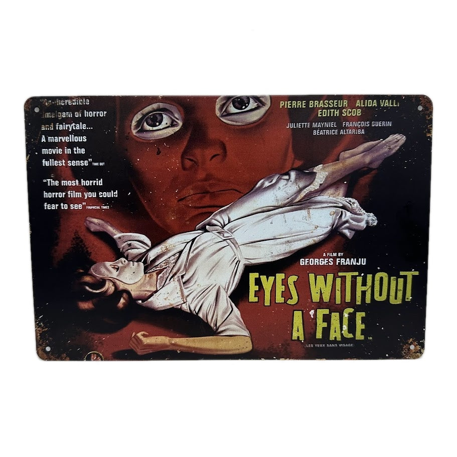 レトロ ブリキ 看板 Eyes Without a Face