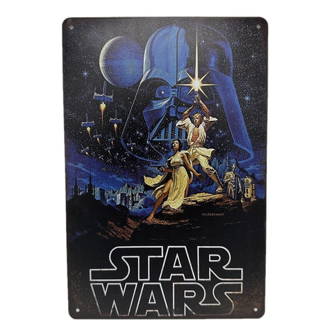 レトロ ブリキ 看板 Star Wars「スター・ウォーズ」