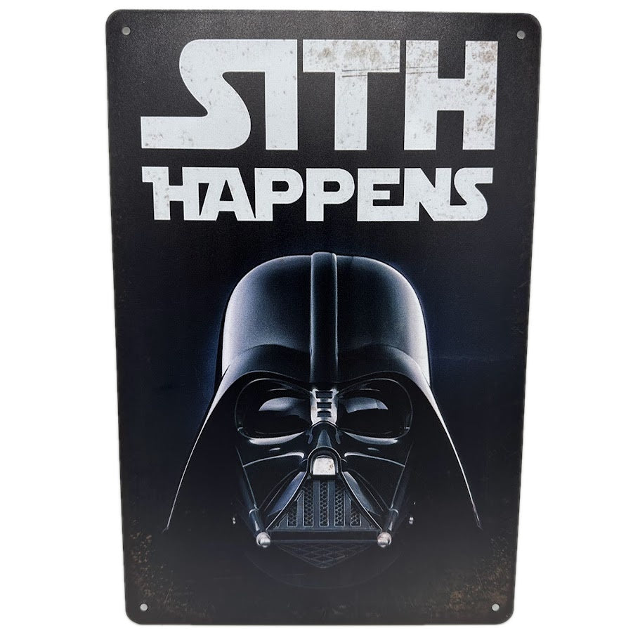 レトロ ブリキ 看板 Star Wars「SITH HAPPENS」