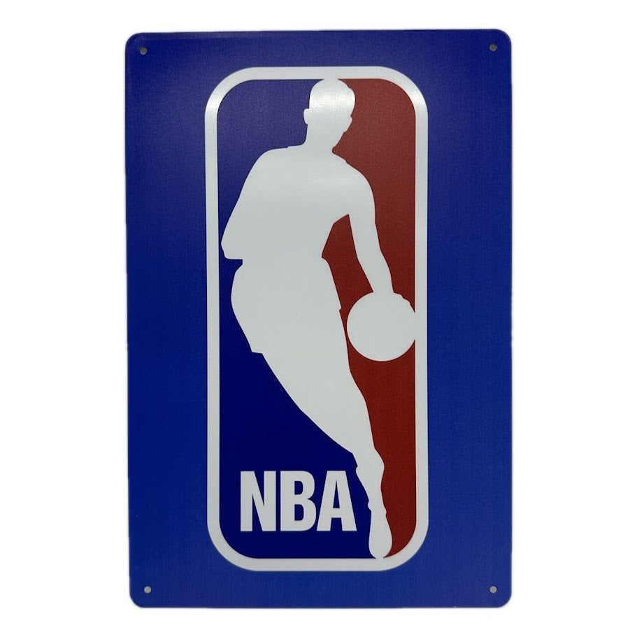 NBA ロゴ ブリキ看板 バスケットボール ファン必見 インテリア
