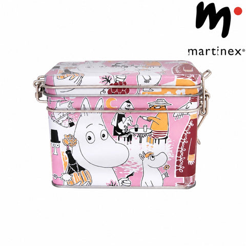 Martinex ムーミン 収納缶 ピンク 20cm