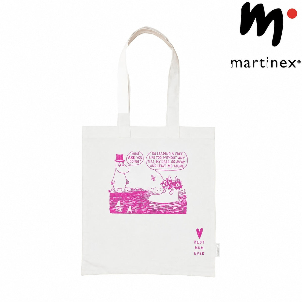 Martinex ムーミンパパ ママのベストマムエコバッグ 37x41cm