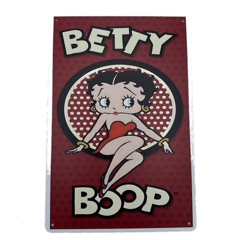BettyBoop キャラクター レトロ ブリキ 看板 インテリア