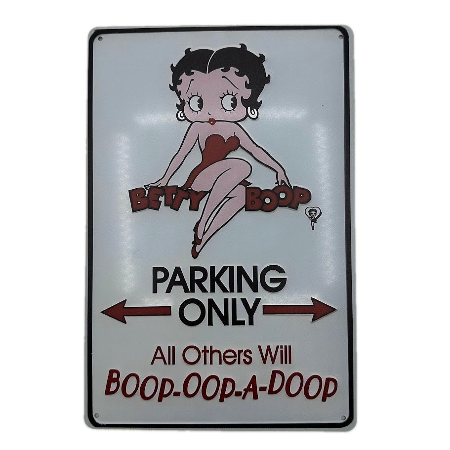 BettyBoop ブリキ 看板 パーキング レトロ インテリア