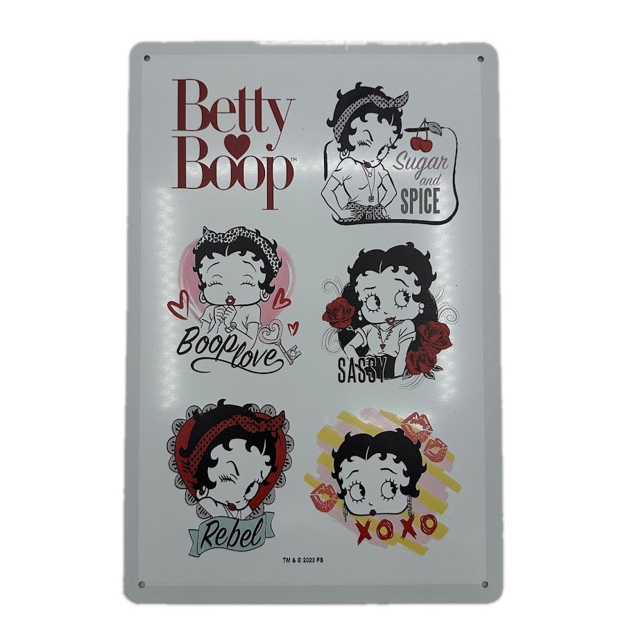 BettyBoop ブリキ 看板 レトロ キャラクター インテリア