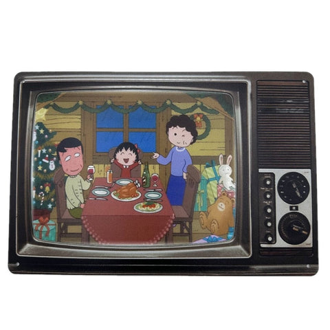 ちびまる子ちゃん ブリキ 看板 レトロ テレビデザイン インテリア