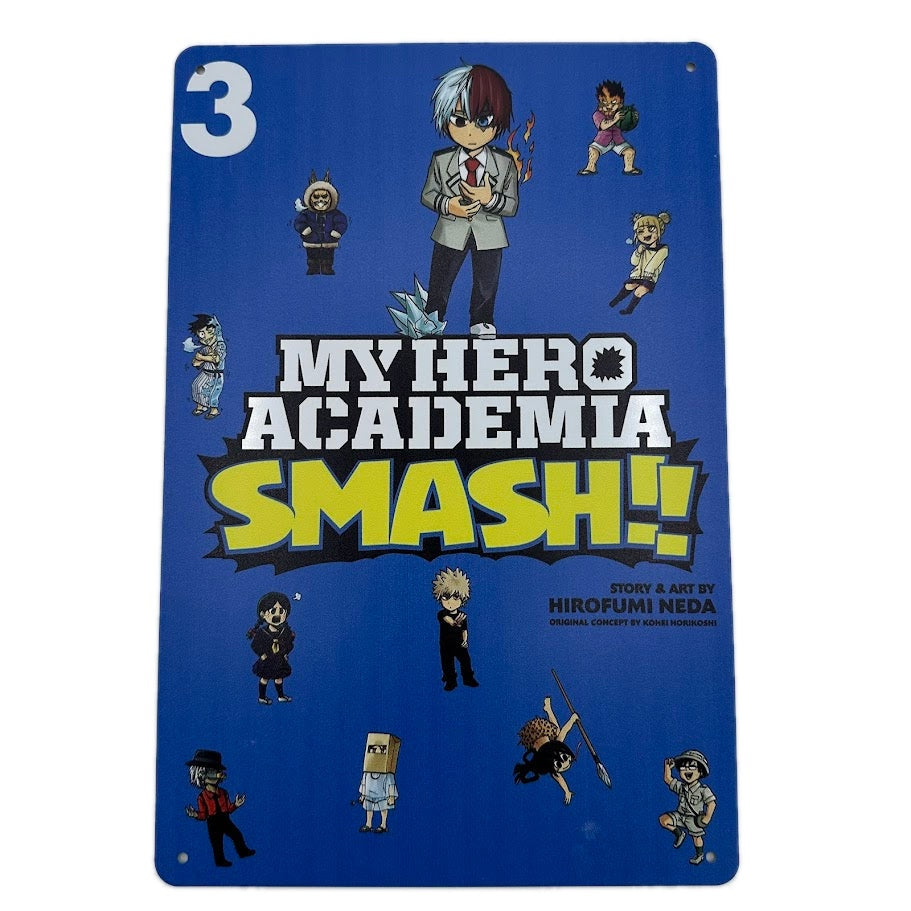 僕のヒーローアカデミア SMASH ブリキ 看板 アニメ インテリア