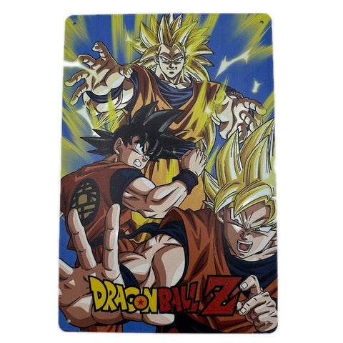 ドラゴンボールZ ブリキ看板 悟空 超サイヤ人 レトロ インテリア