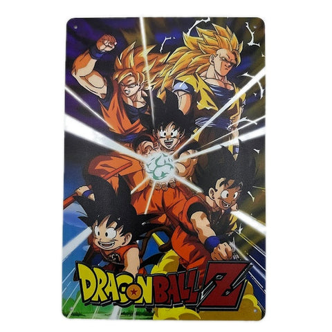 ドラゴンボールZ ブリキ看板 悟空 超サイヤ人 レトロ インテリア