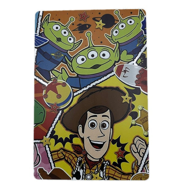 ウッディ エイリアン ブリキ看板 トイ・ストーリー レトロ インテリア 雑貨