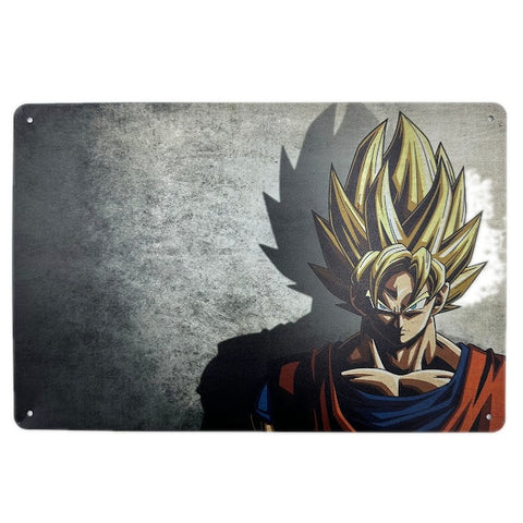 ドラゴンボール 孫悟空 ブリキ看板 レトロ インテリア 壁飾り