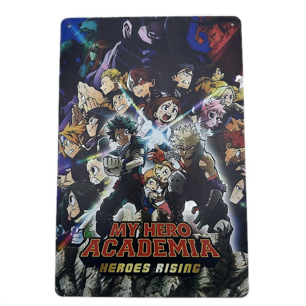僕のヒーローアカデミア ブリキ看板 HEROES RISING 映画 インテリア