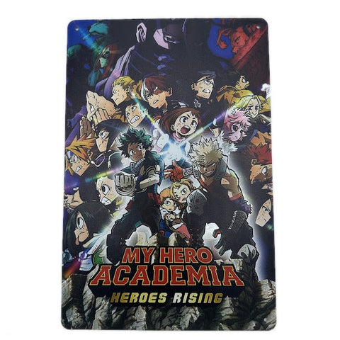 僕のヒーローアカデミア ブリキ看板 HEROES RISING 映画 インテリア