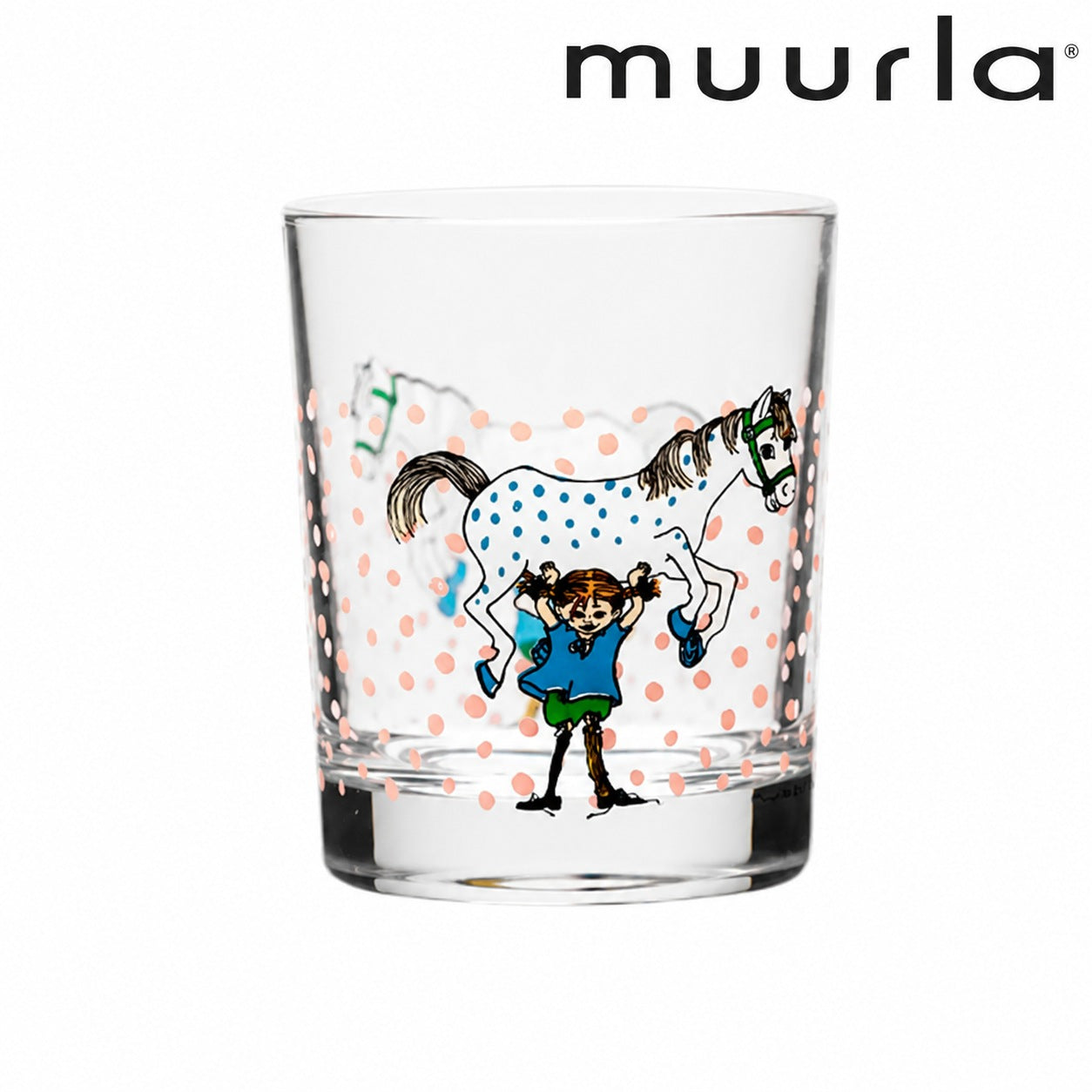 Muurla 長くつ下のピッピ グラス 2dL(200mL)