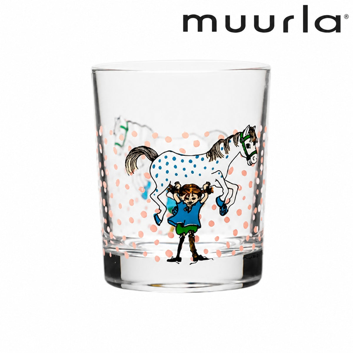 Muurla 長くつ下のピッピ グラス 2dL(200mL)