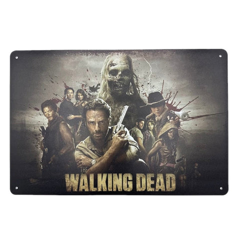 ブリキ看板 ウォーキングデッド THE WALKING DEAD 海外ドラマ ゾンビ ホラー