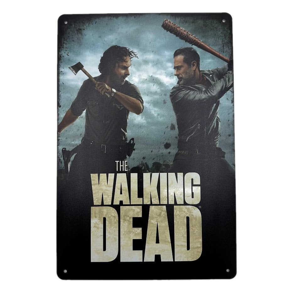 ブリキ看板 ウォーキングデッド THE WALKING DEAD リック ニーガン 海外ドラマ ホラー