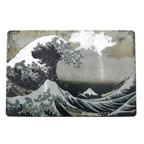 富嶽三十六景 神奈川沖浪裏 ブリキ看板 葛飾北斎 浮世絵 アート インテリア 和風 レトロ