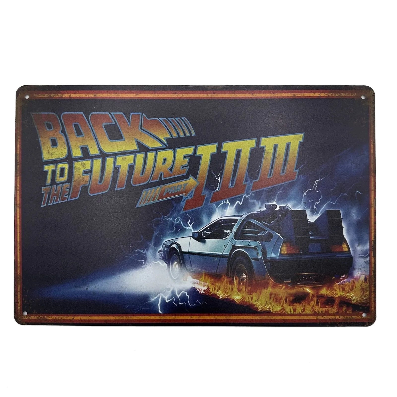 Back to the Future ブリキ看板 レトロ インテリア
