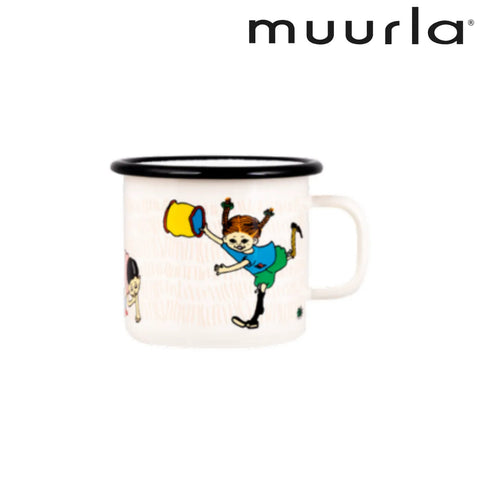 Muurla 長くつ下のピッピ ホーローマグカップ  2.5dL (250mL)