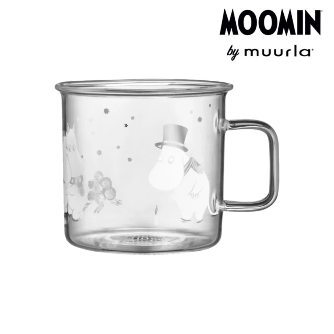 Muurla ムーミン ガラスマグカップ 吹雪 3,5dL (350mL)
