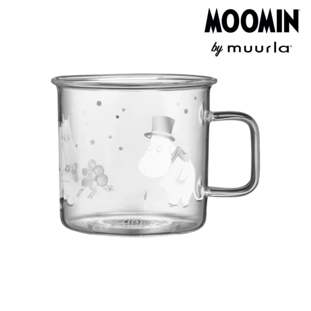 Muurla ムーミン ガラスマグカップ 吹雪 3,5dL (350mL)