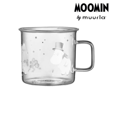 Muurla ムーミン ガラスマグカップ 吹雪 3,5dL (350mL)