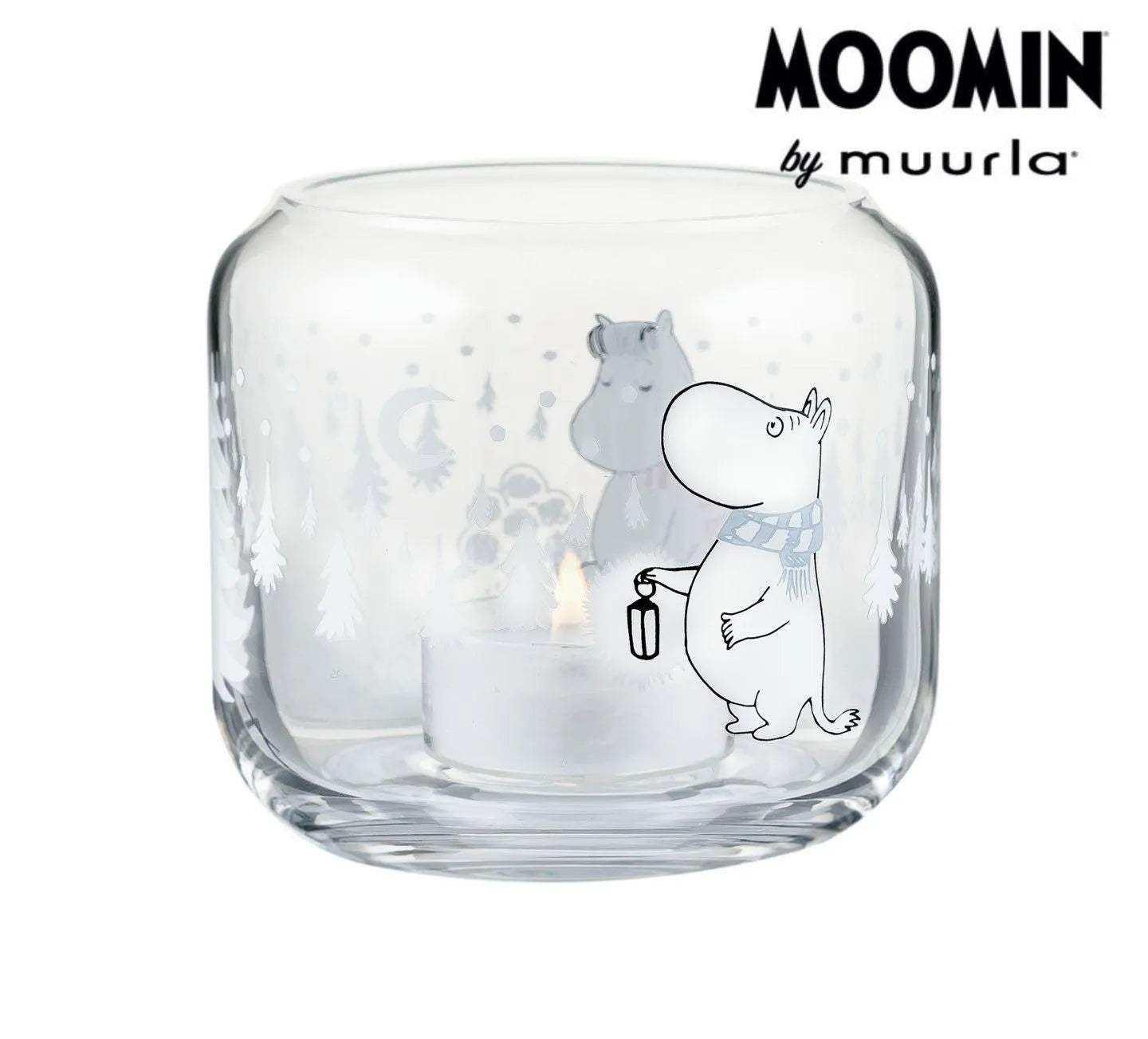 Muurla ムーミン キャンドルホルダー 雪あらし  8cm