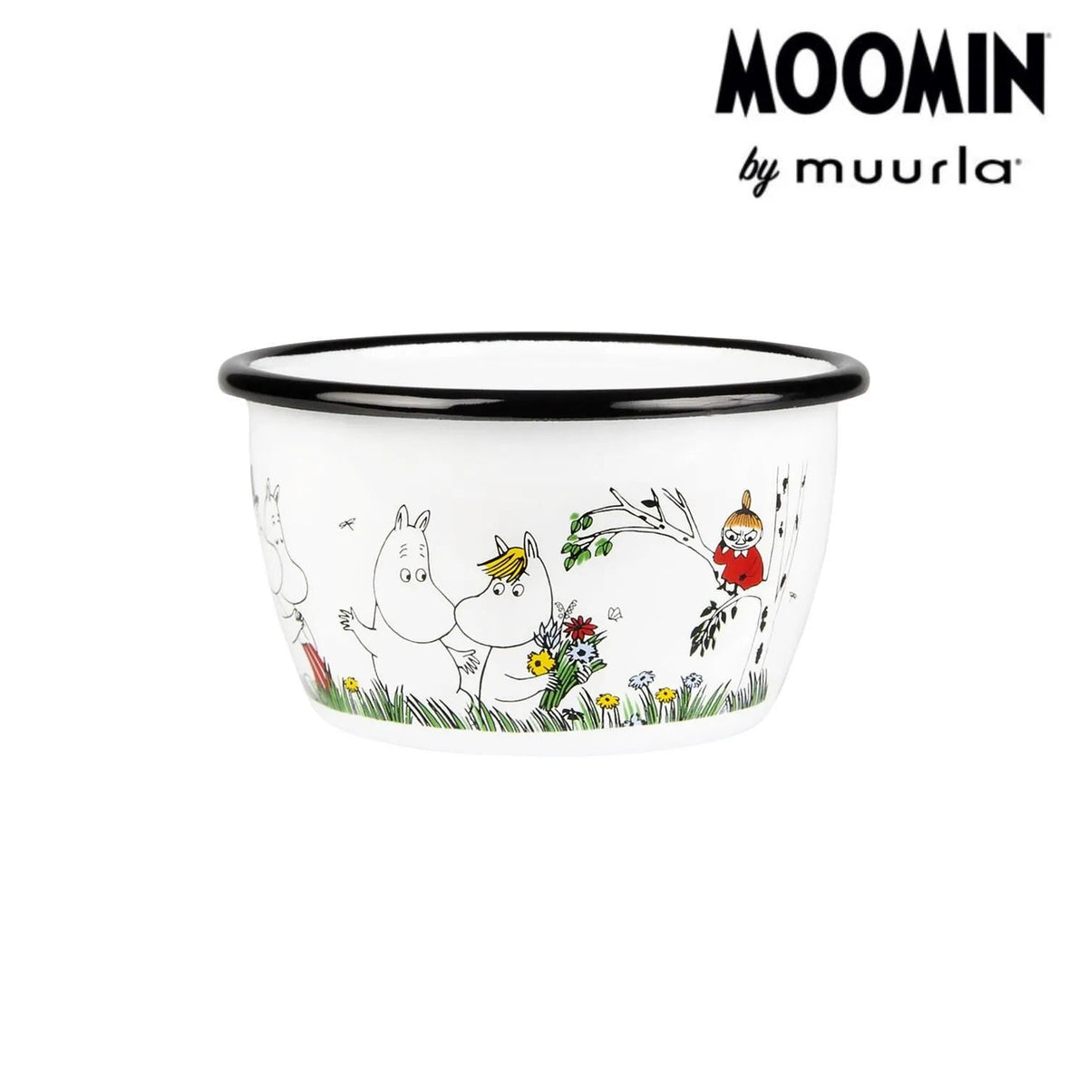 Muurla ムーミン ホーローボウル ムーミンファミリー 楽しい家族 3dL (300mL)