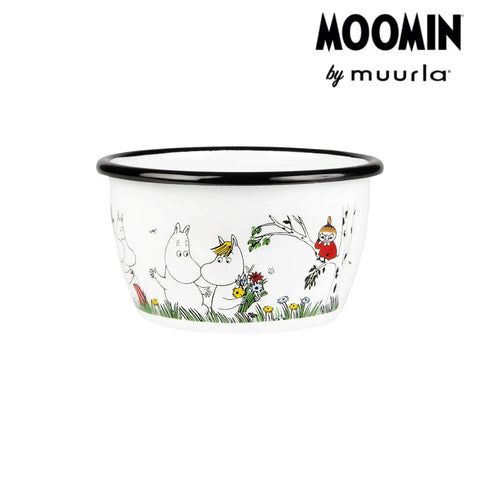 Muurla ムーミン ホーローボウル ムーミンファミリー 楽しい家族 3dL (300mL)
