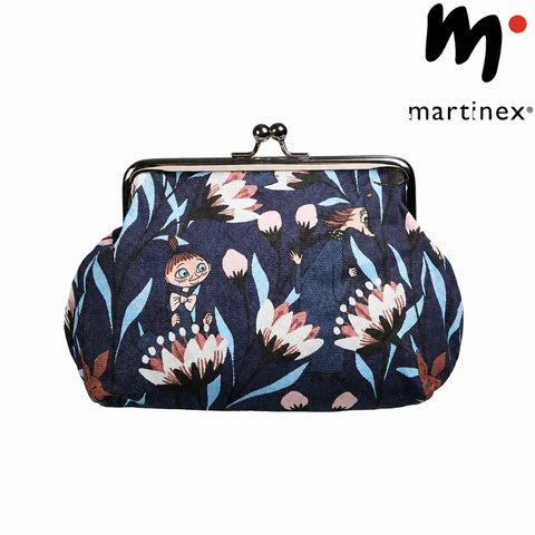 Martinex ムーミン ミムラ ポーチ ネイビー 20×15cm