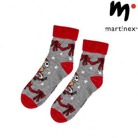 Martinex ムーミン 靴下 リトルミィ グレー 23〜24.5cm