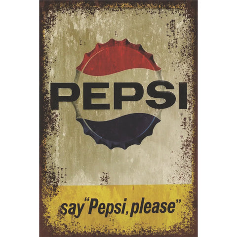 ペプシ Pepsi ブリキ看板 レトロ ビンテージ ドリンク インテリア 雑貨