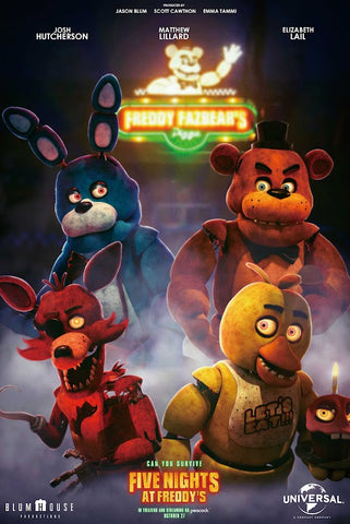 ファイブナイツアットフレディーズ ブリキ看板 ホラーゲーム 映画 グッズ FNaF