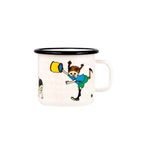 Muurla 長くつ下のピッピ ホーローマグカップ  2.5dL (250mL)