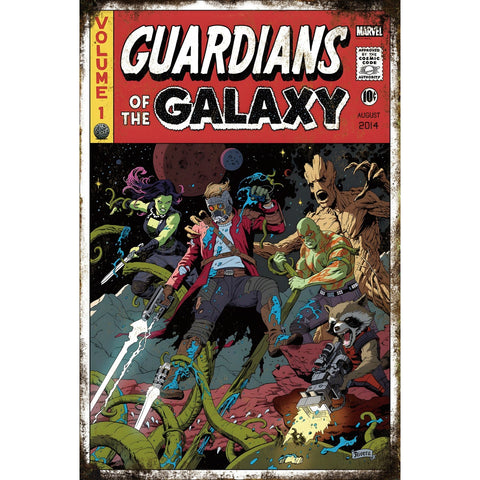 ブリキ看板 ガーディアンズ・オブ・ギャラクシー GUARDIANS OF THE GALAXY マーベル コミック ポスター レトロ インテリア 雑貨