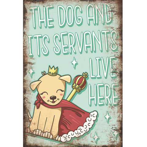 ブリキ看板 犬 雑貨 レトロ インテリア 可愛い 壁飾り おしゃれ