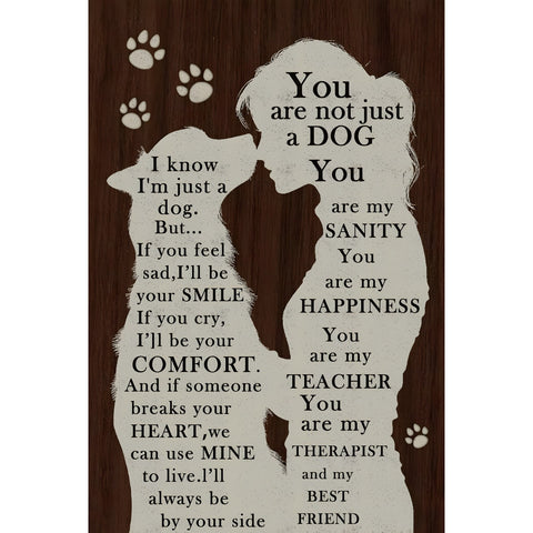 ブリキ看板 犬 名言 メッセージ ドッグ ポスター レトロ インテリア