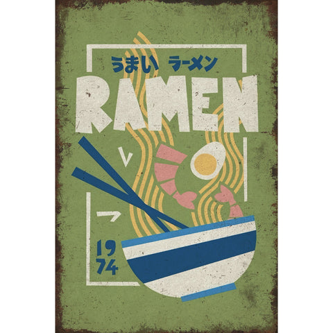 ブリキ看板 ラーメン レトロ インテリア 雑貨 ビンテージ 壁飾り ディスプレイ