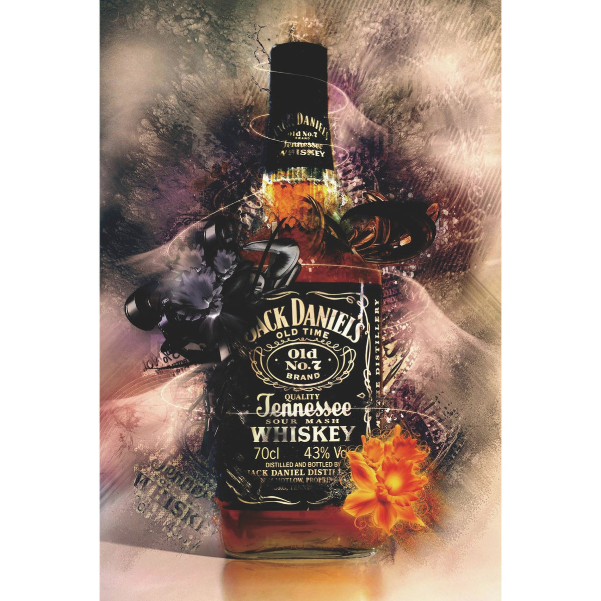ジャックダニエル Jack Daniel’s ウイスキー ブリキ看板 バー レトロ ビンテージ インテリア 壁飾り デコレーション 雑貨