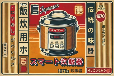 ブリキ看板 炊飯器 RICE COOKER スマート炊飯器 昭和レトロ 家電 ポスター インテリア 雑貨