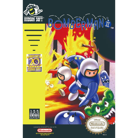 ボンバーマン ボンバーマンII ブリキ看板 レトロゲーム 任天堂 ファミコン インテリア