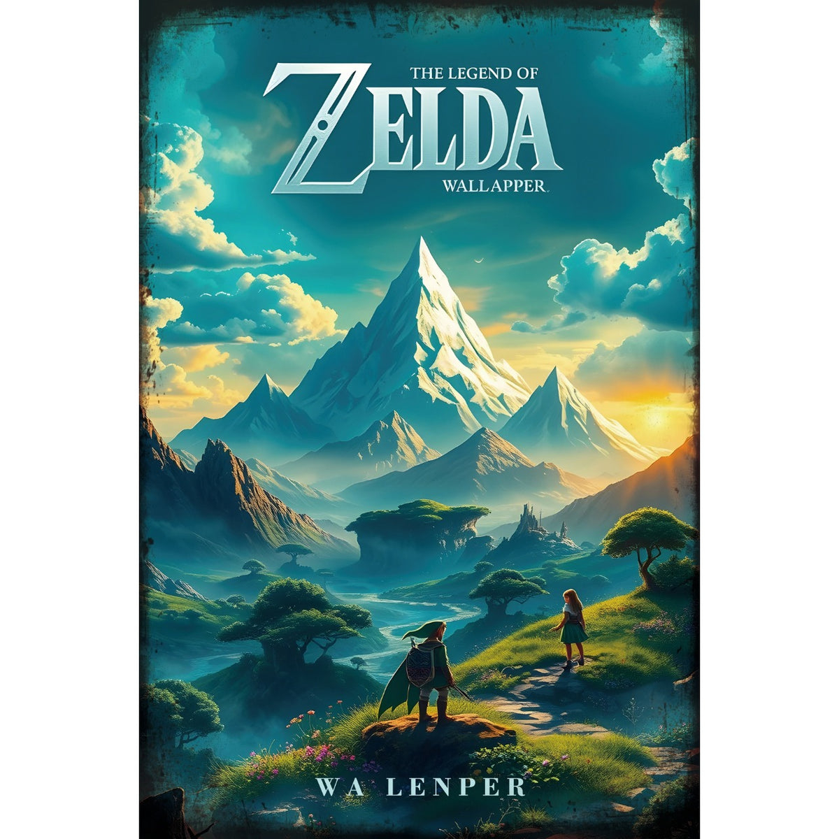 ゼルダの伝説 ブリキ看板 ZELDA リンク ゼルダ ファンタジー ゲーム レトロ インテリア 壁飾り