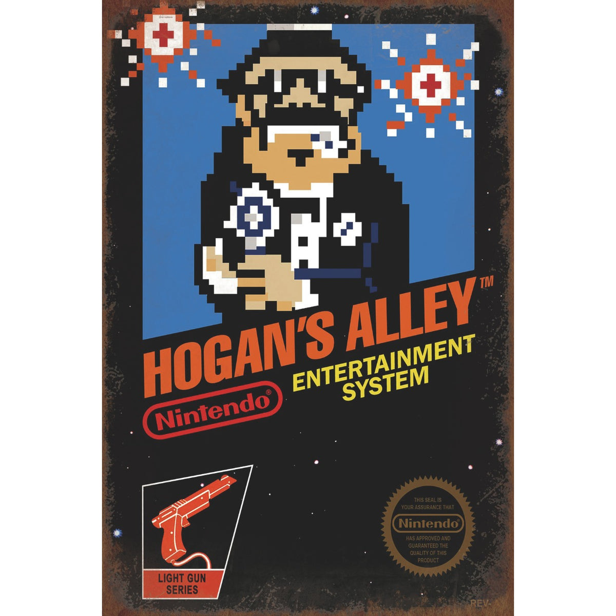 HOGAN’S ALLEY 任天堂 ブリキ看板 レトロ ゲーム インテリア ビンテージ 壁飾り コレクション ディスプレイ 雑貨