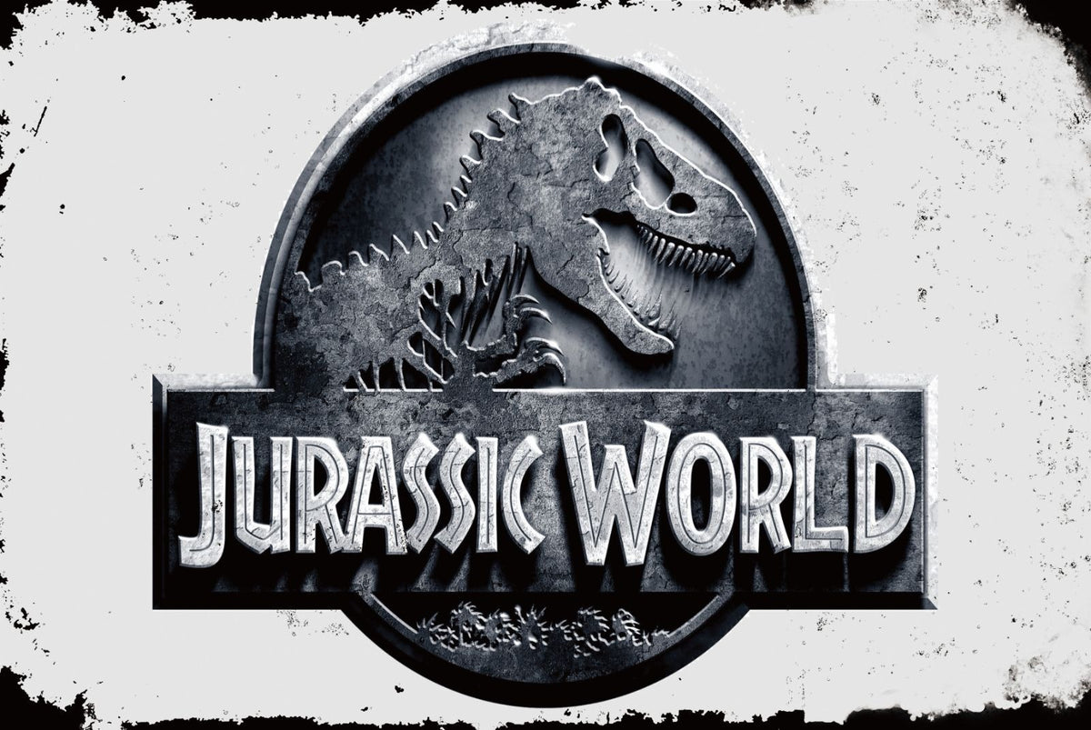 ジュラシックワールド ブリキ看板 映画 ロゴ 恐竜 ポスター レトロ インテリア