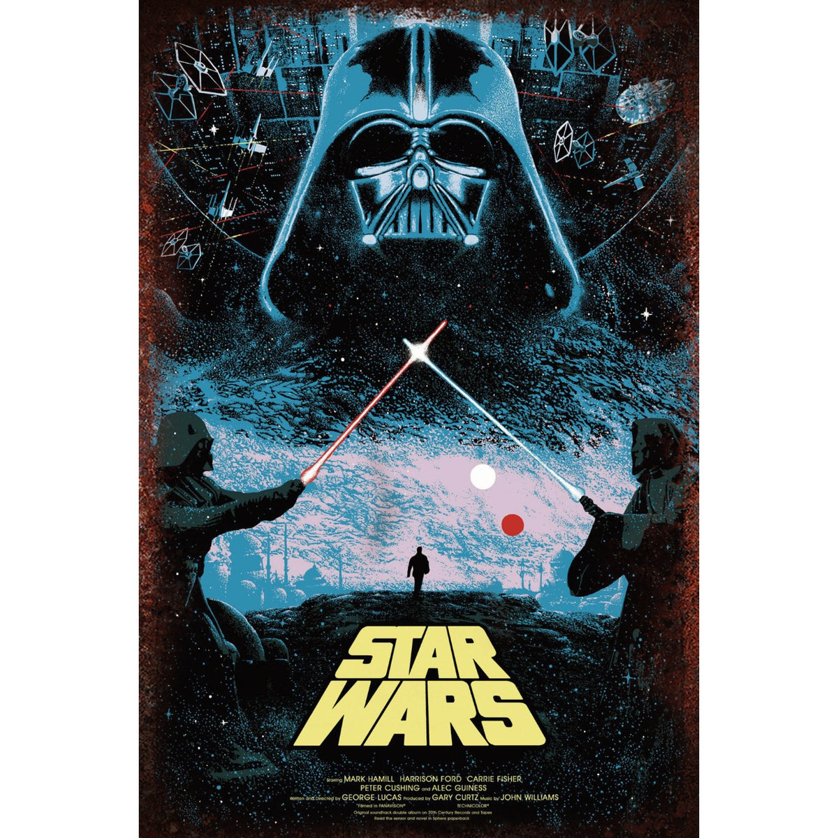 ブリキ看板 STAR WARS スターウォーズ ダース・ベイダー 映画 ポスター レトロ ビンテージ インテリア 雑貨